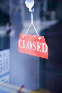 Closed sign - Britannica ImageQuest