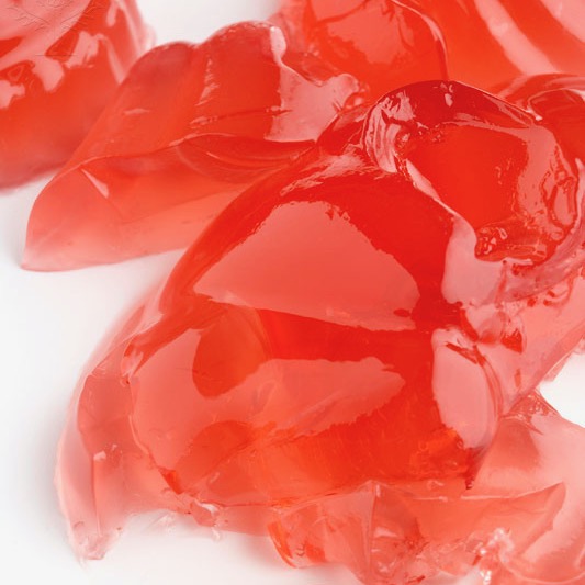 Jello pieces on white background - Britannica ImageQuest