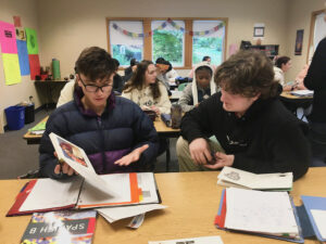 Students in IB Spanish