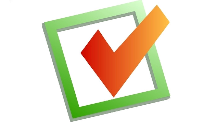 Checkmark in green box - Britannica ImageQuest