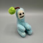 9th Grade Art felted woodland creatures project